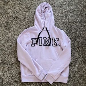 pink hoodie